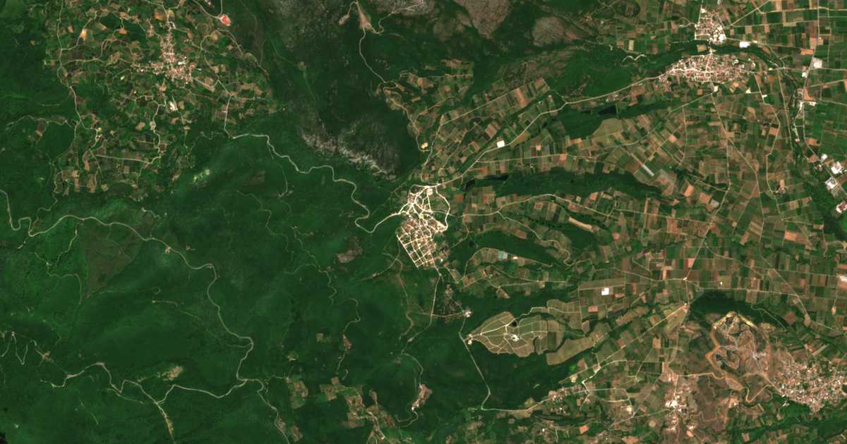 Satellitenkarte von Giannakochórion