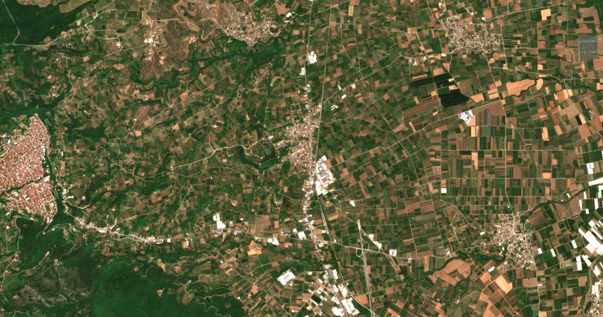 Satellitenkarte von Kopanós