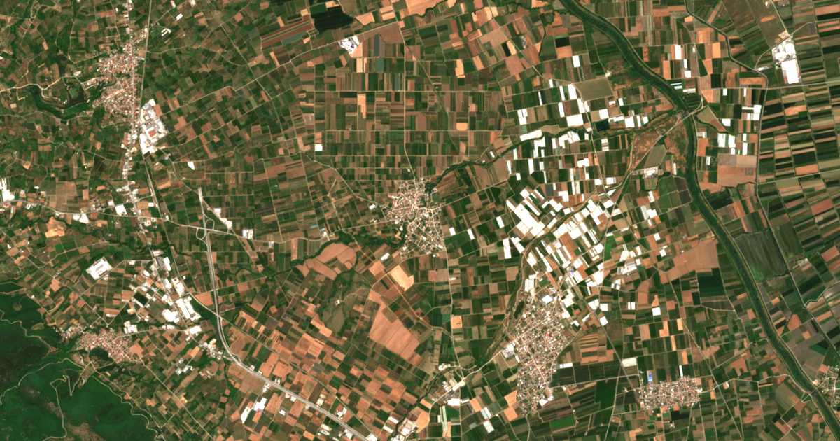 Satellitenkarte von Monóspita