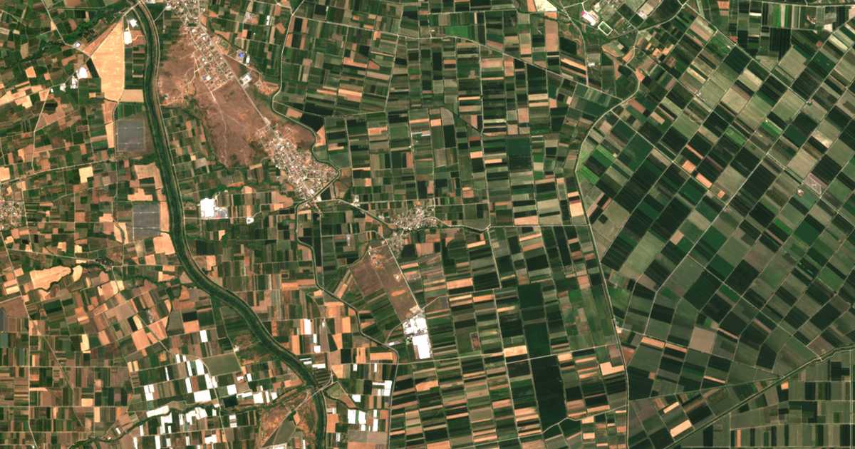 Satellitenkarte von Palaión Zervochórion