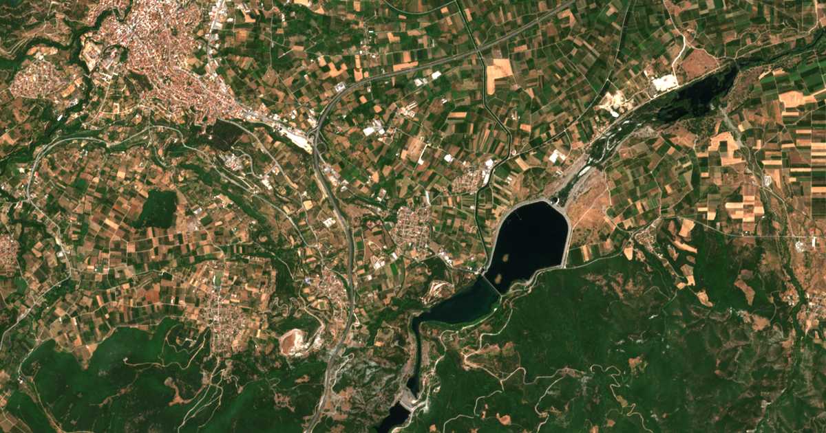 Satellitenkarte von Agía Varvára