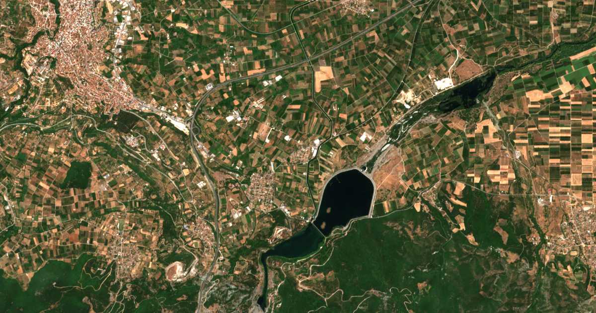 Satellitenkarte von Ámmos