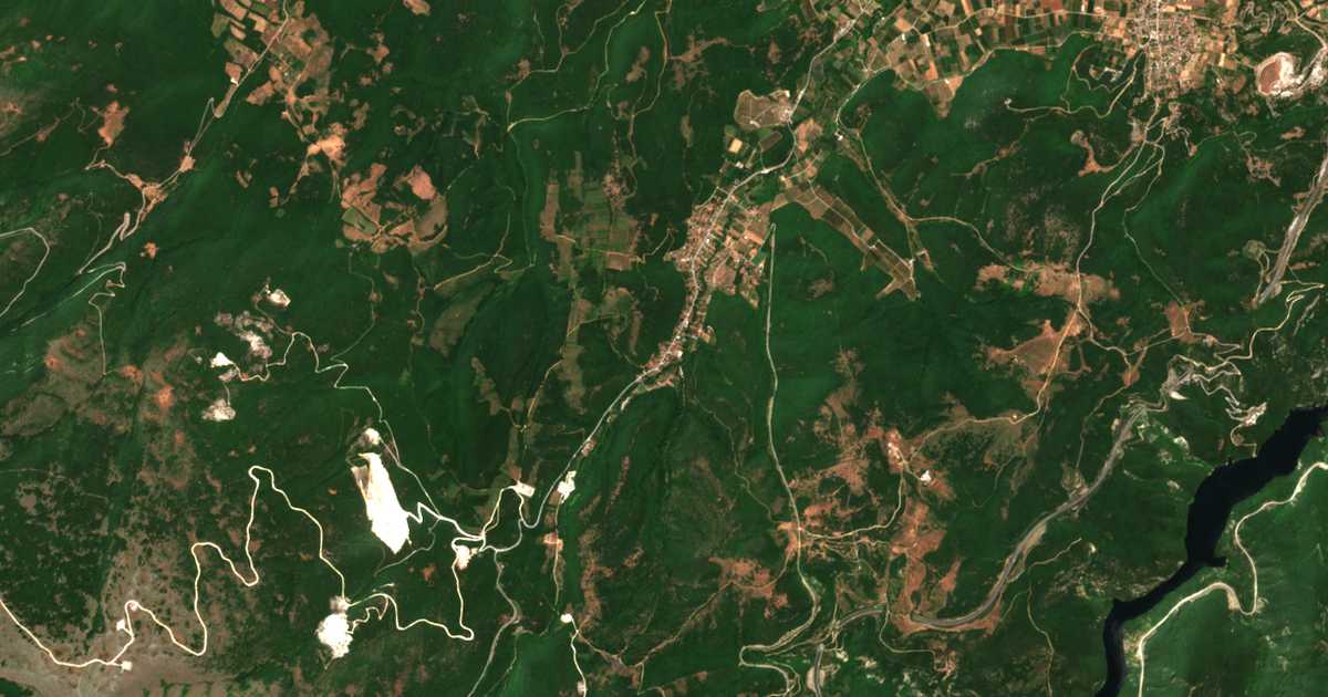 Satellitenkarte von Georgianoí