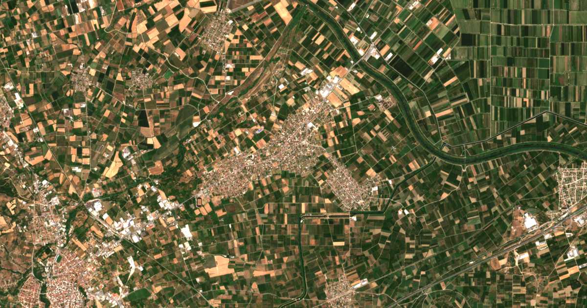 Satellitenkarte von Makrochórion