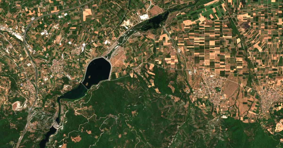 Satellitenkarte von Metóchion Prodrómou
