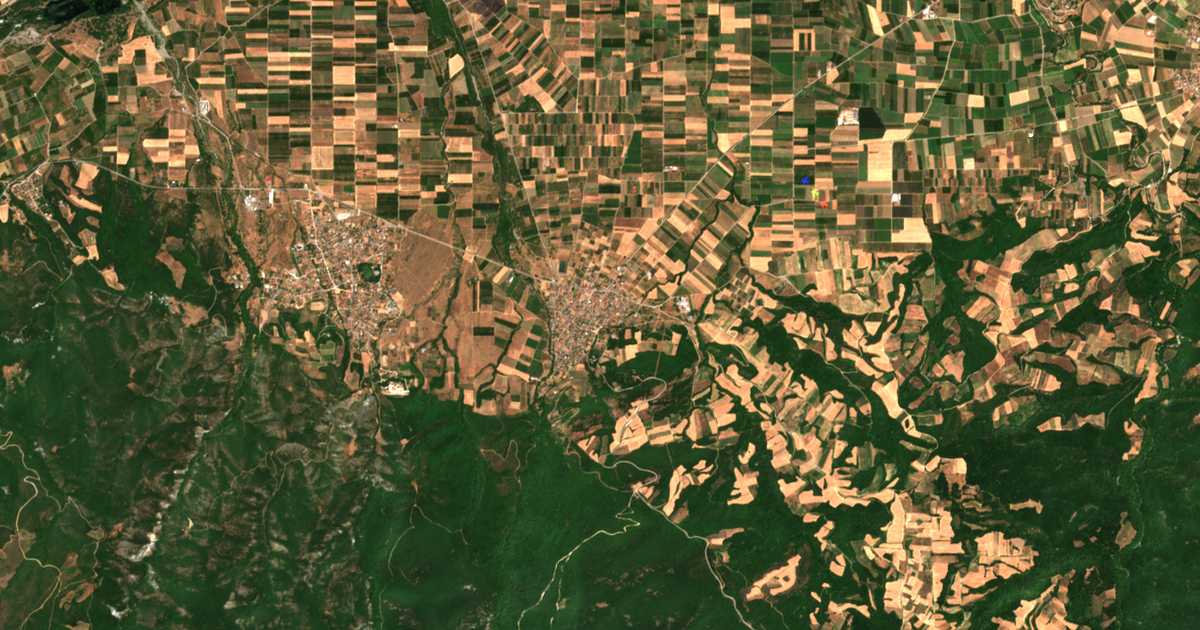 Satellitenkarte von Palatítsia