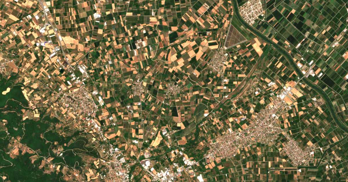 Satellitenkarte von Tagarochórion