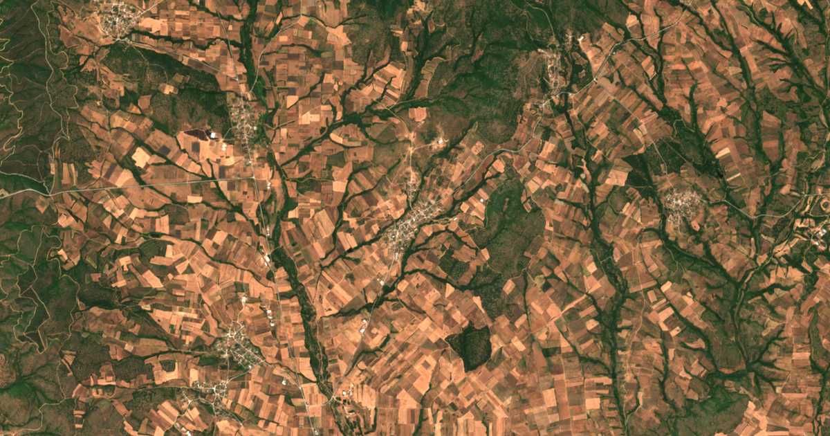Satellitenkarte von Gerakárion