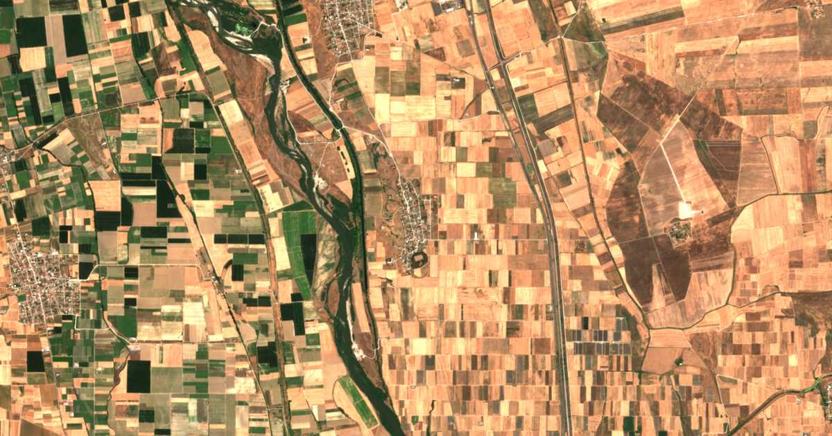Satellitenkarte von Axiochórion