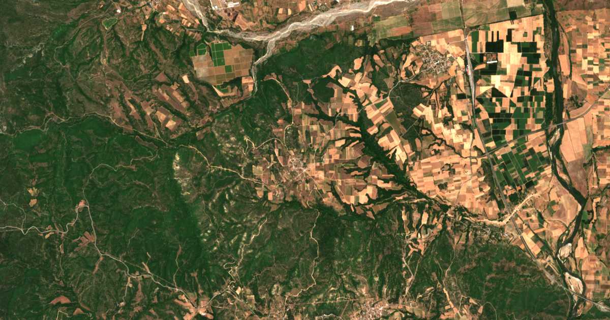 Satellitenkarte von Chamilón
