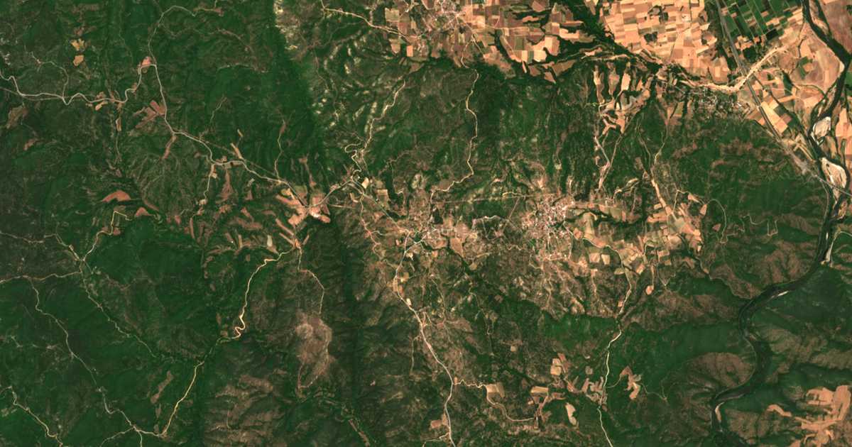 Satellitenkarte von Fanós