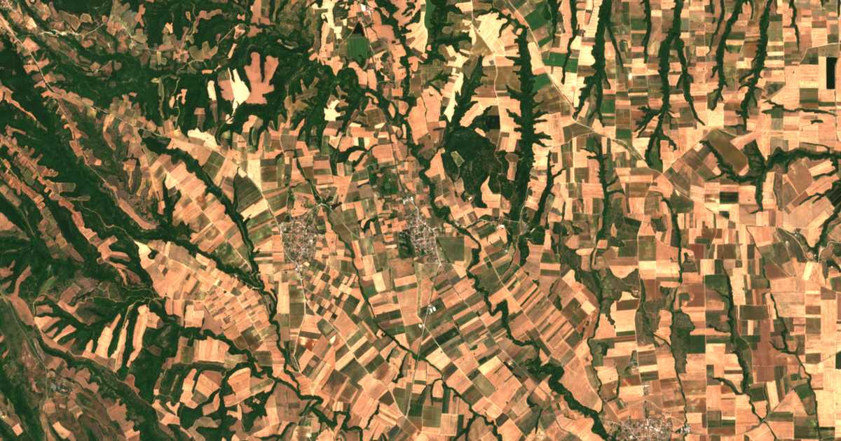 Satellitenkarte von Gerakón