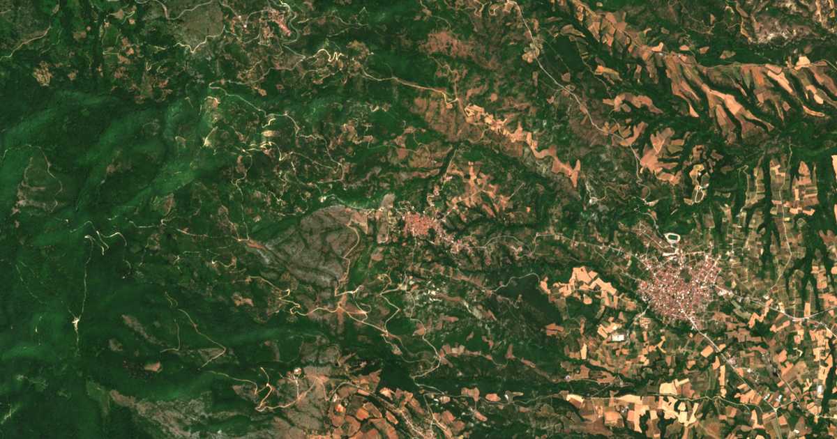 Satellitenkarte von Griva