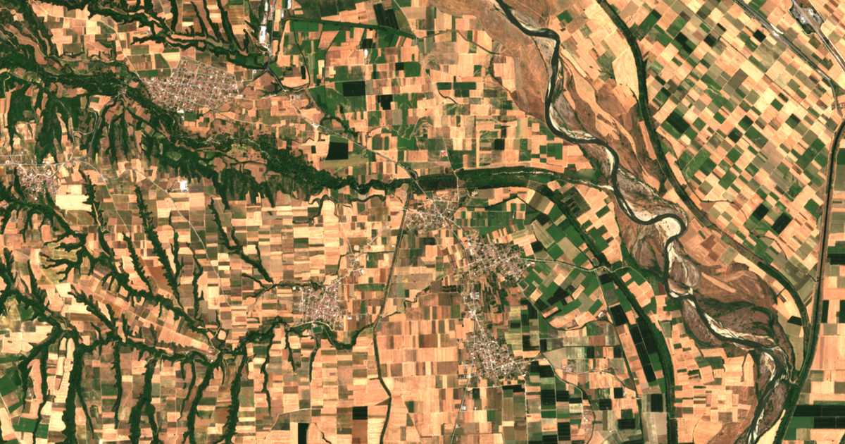 Satellitenkarte von Kampochórion