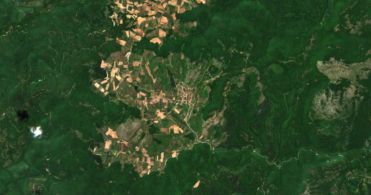 Satellitenkarte von Livádia