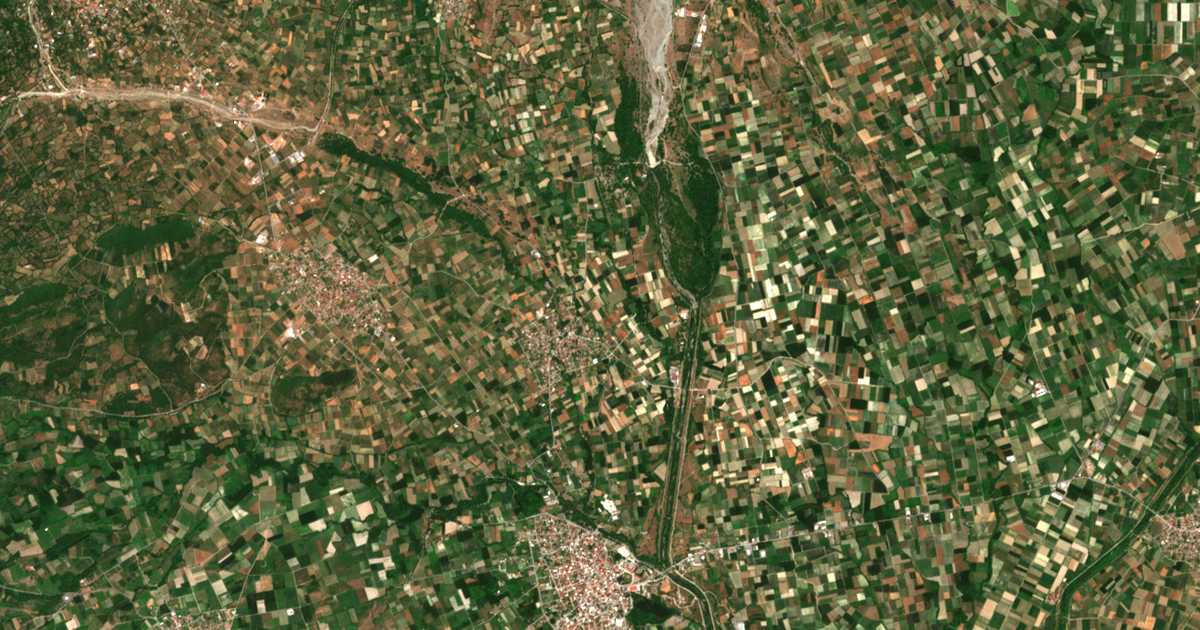 Satellitenkarte von Dorothéa