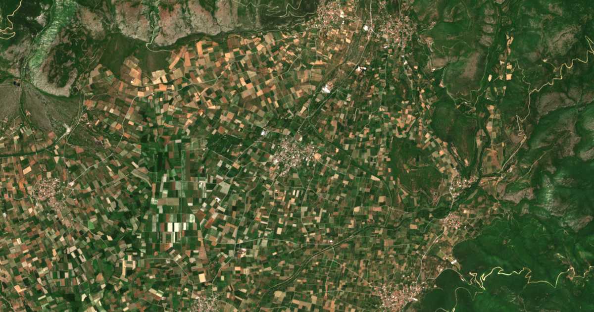 Satellitenkarte von Filóteia