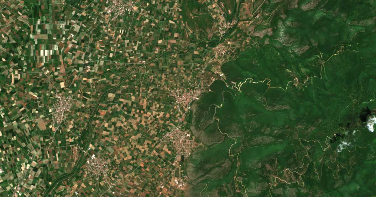 Satellitenkarte von Ída