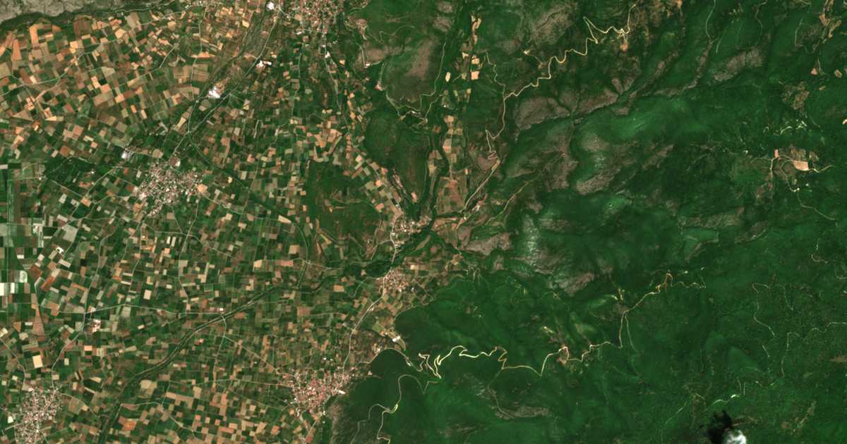 Satellitenkarte von Pródromos