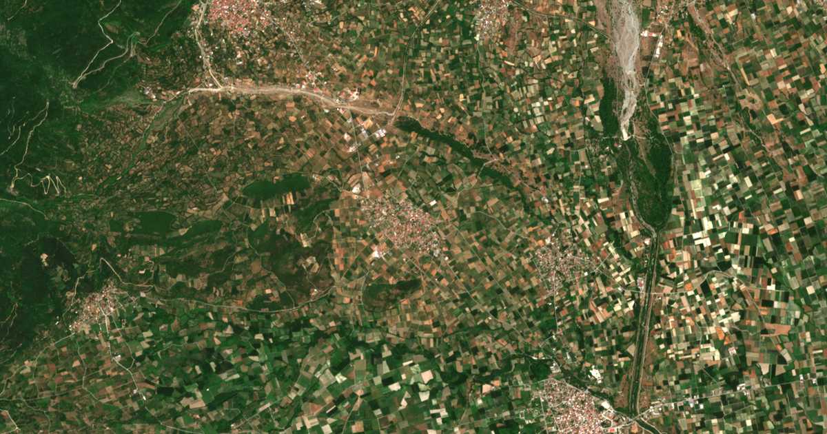 Satellitenkarte von Sosándra