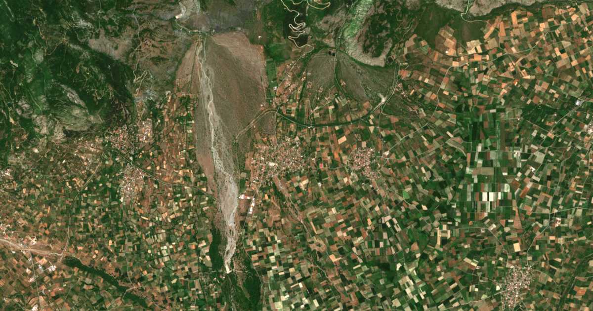 Satellitenkarte von Voreinón