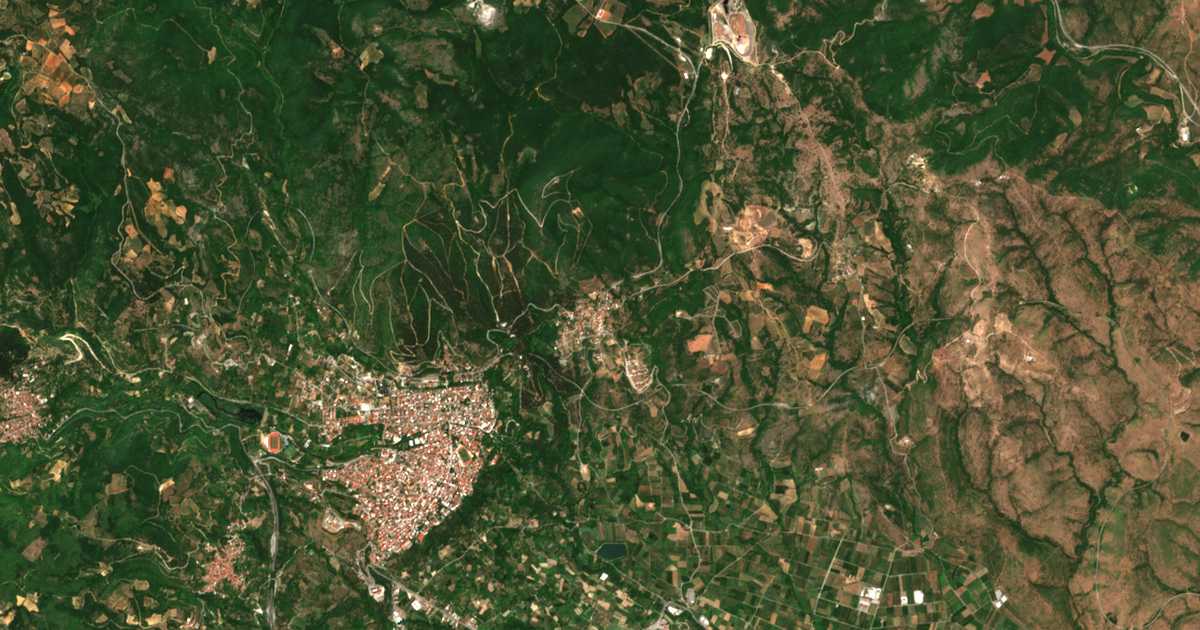 Satellitenkarte von Ekklisiochórion