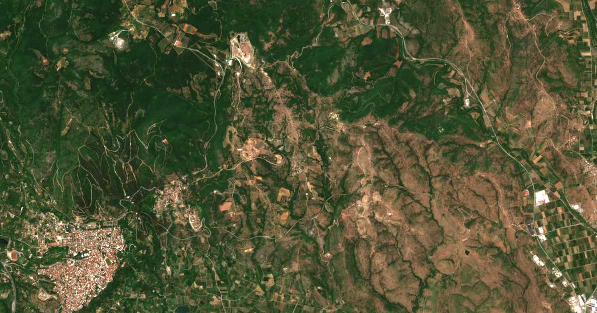 Satellitenkarte von Samárion