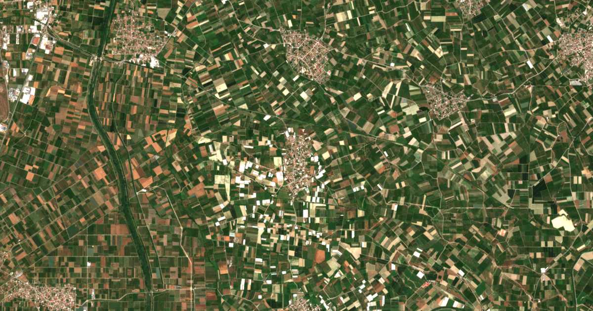Satellitenkarte von Áspron