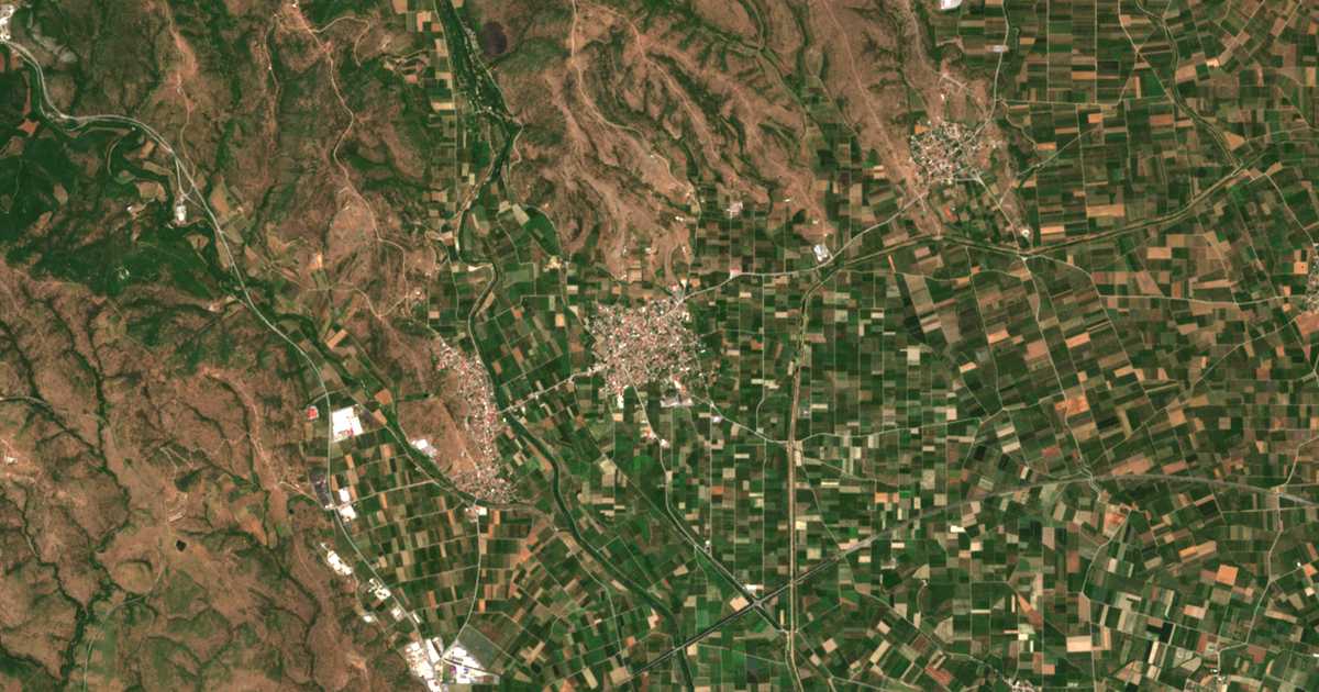 Satellitenkarte von Kalí