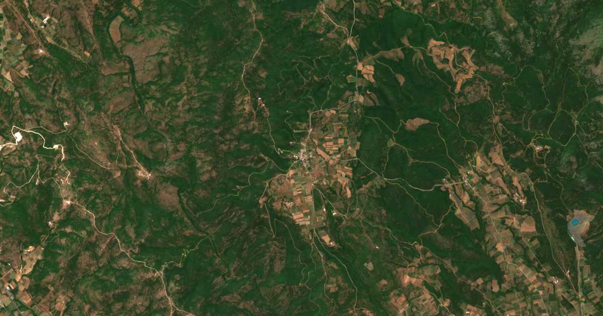 Satellitenkarte von Kranéa