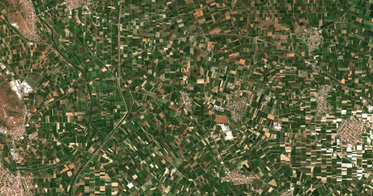 Satellitenkarte von Sandálion