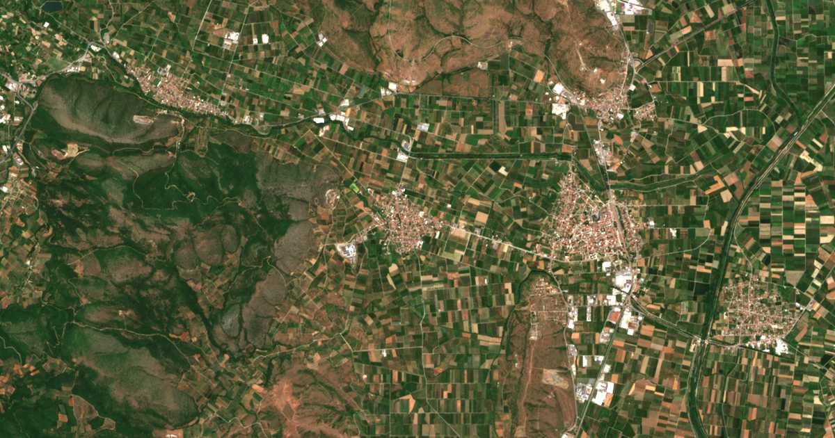 Satellitenkarte von Sevastianá