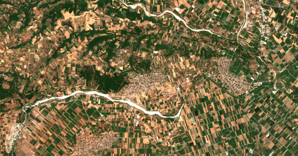 Satellitenkarte von Kontariótissa