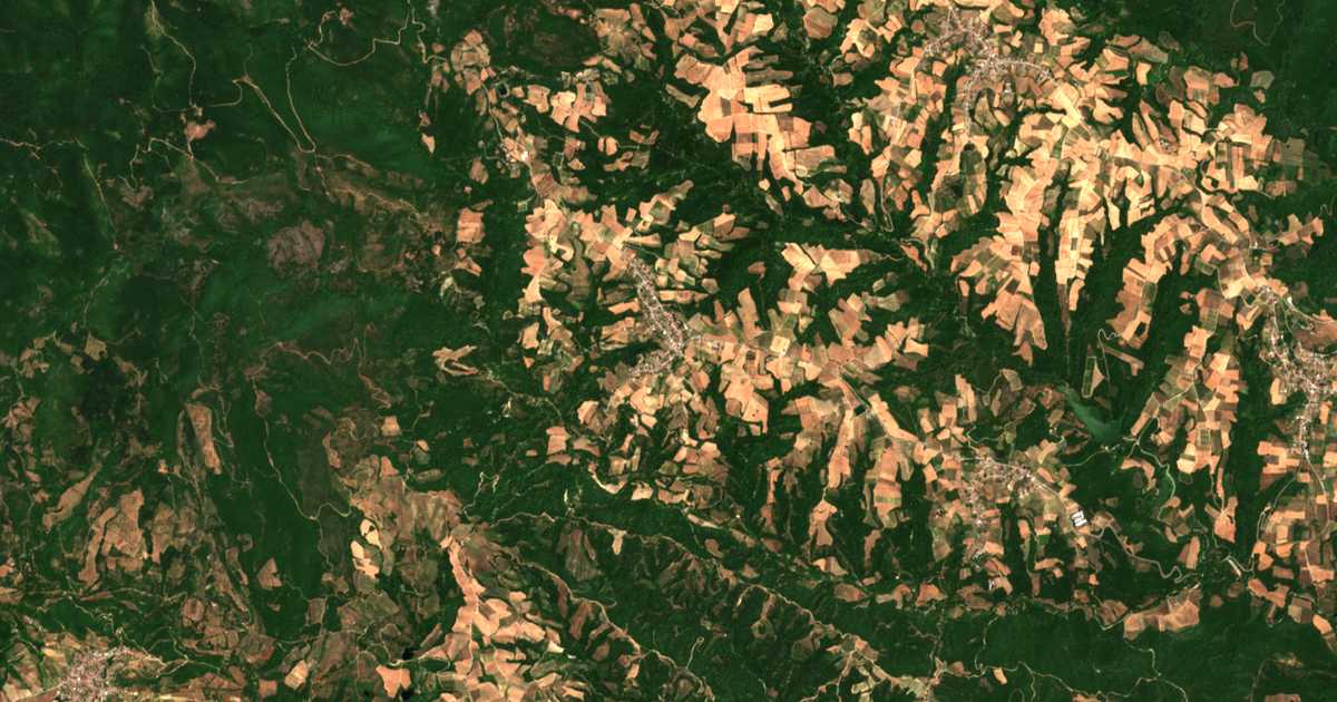 Satellitenkarte von Katalónia
