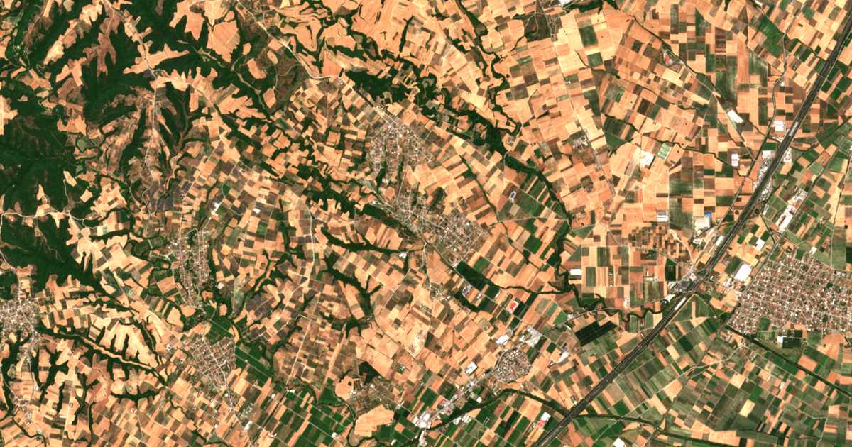 Satellitenkarte von Káto Ágios Ioánnis