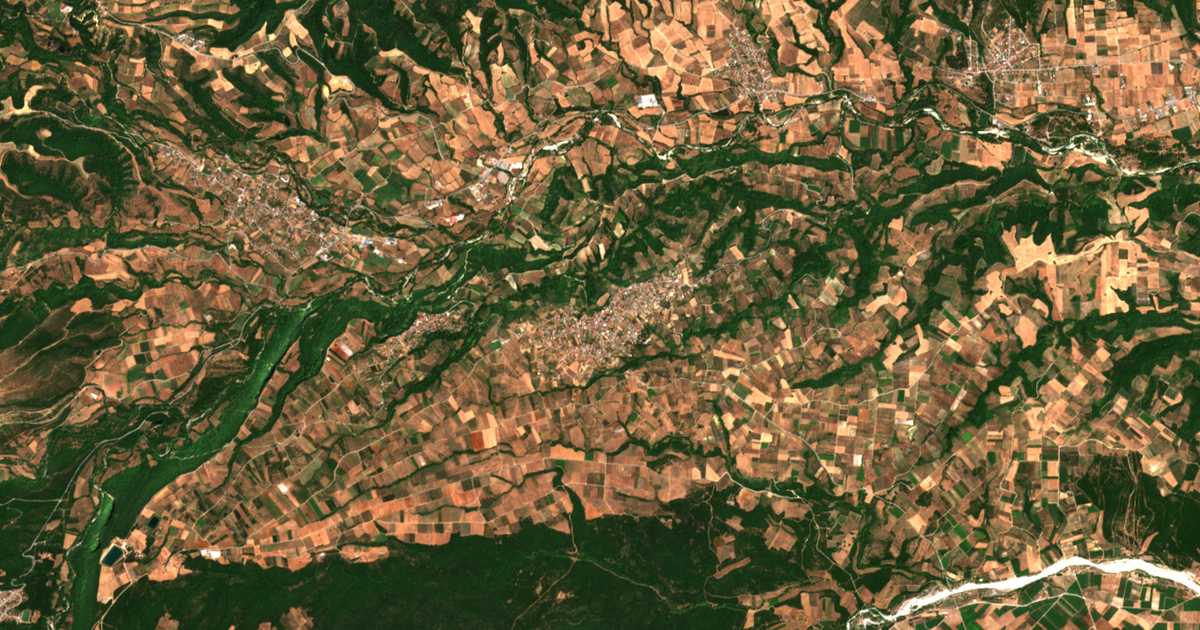 Satellitenkarte von Lófos