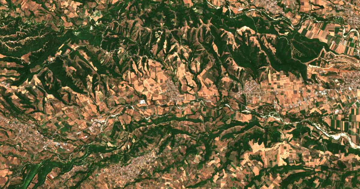 Satellitenkarte von Moschochórion