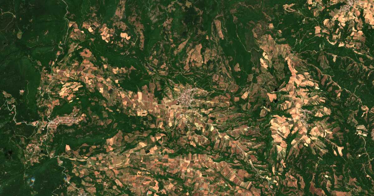 Satellitenkarte von Moschopotamos