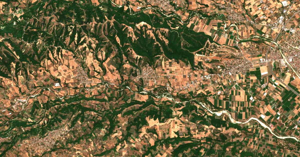 Satellitenkarte von Neokaisáreia