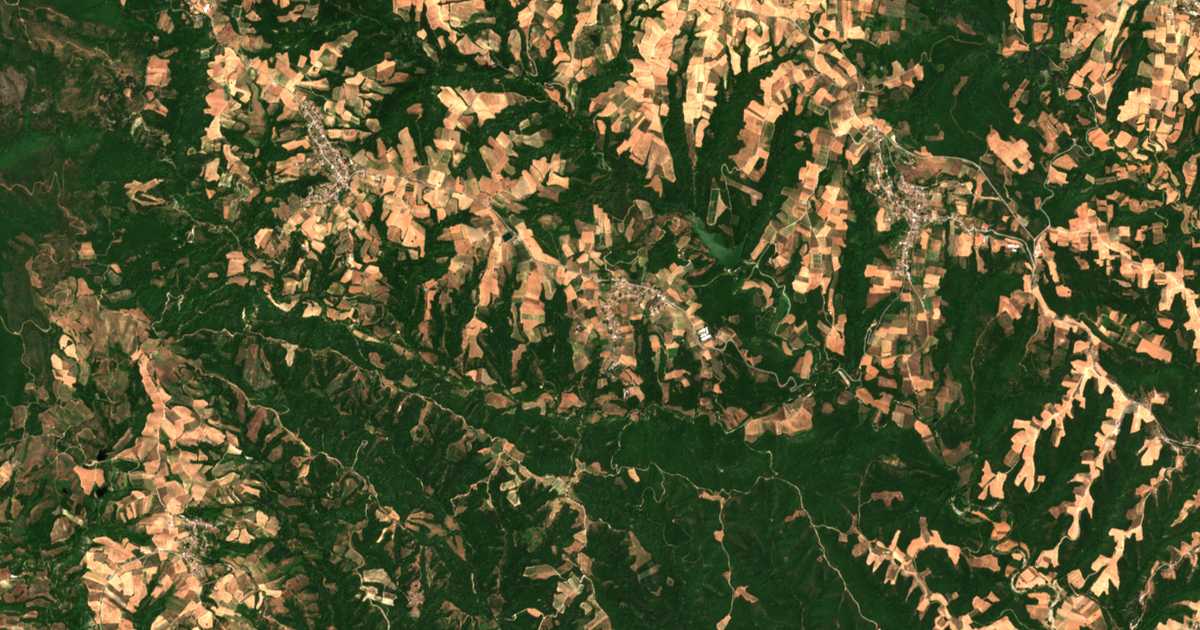 Satellitenkarte von Tóxon
