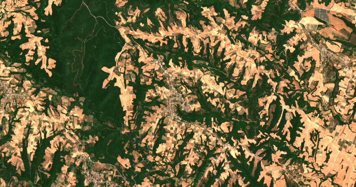 Satellitenkarte von Trílofos