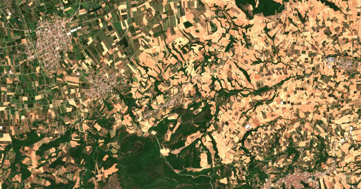 Satellitenkarte von Livádion