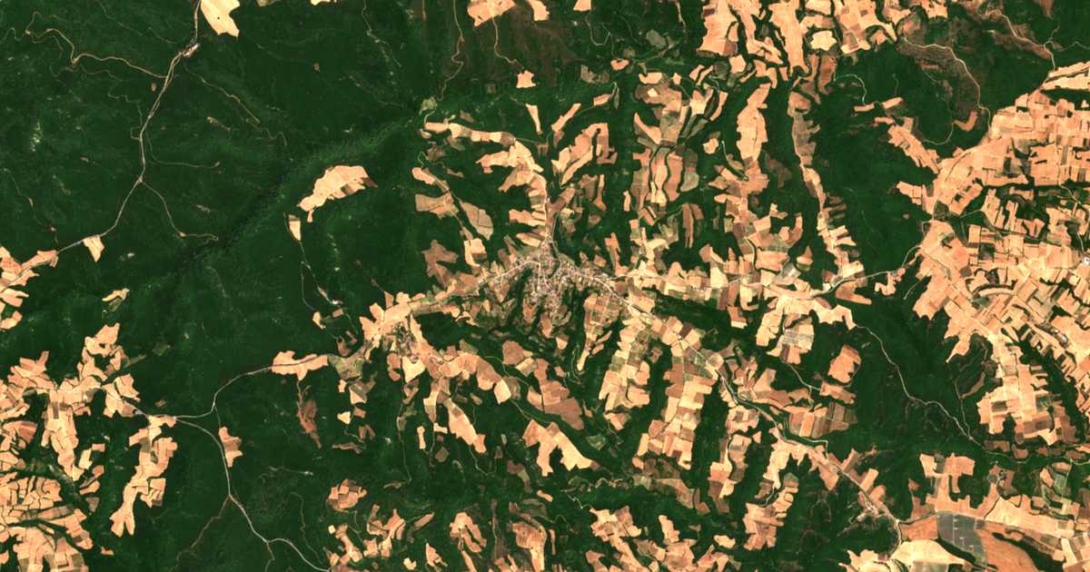 Satellitenkarte von Palaióstani