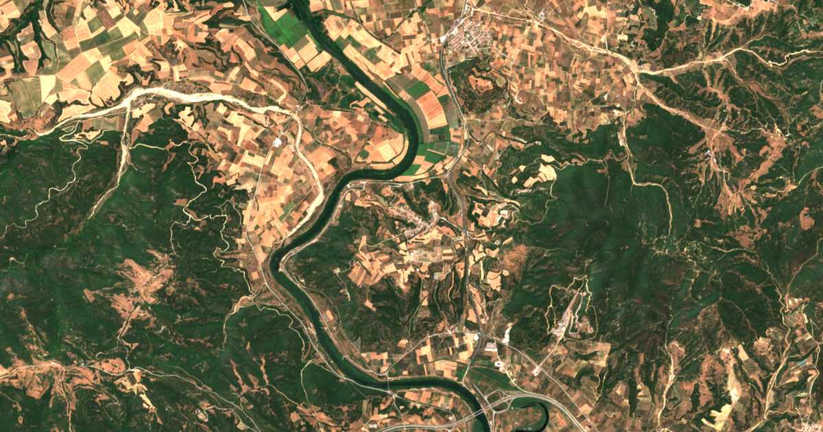 Satellitenkarte von Amfipoli
