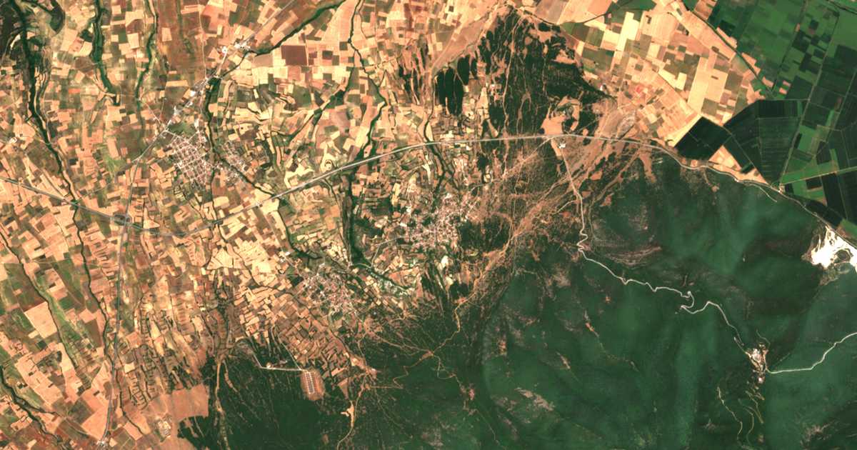 Satellitenkarte von Kormísta