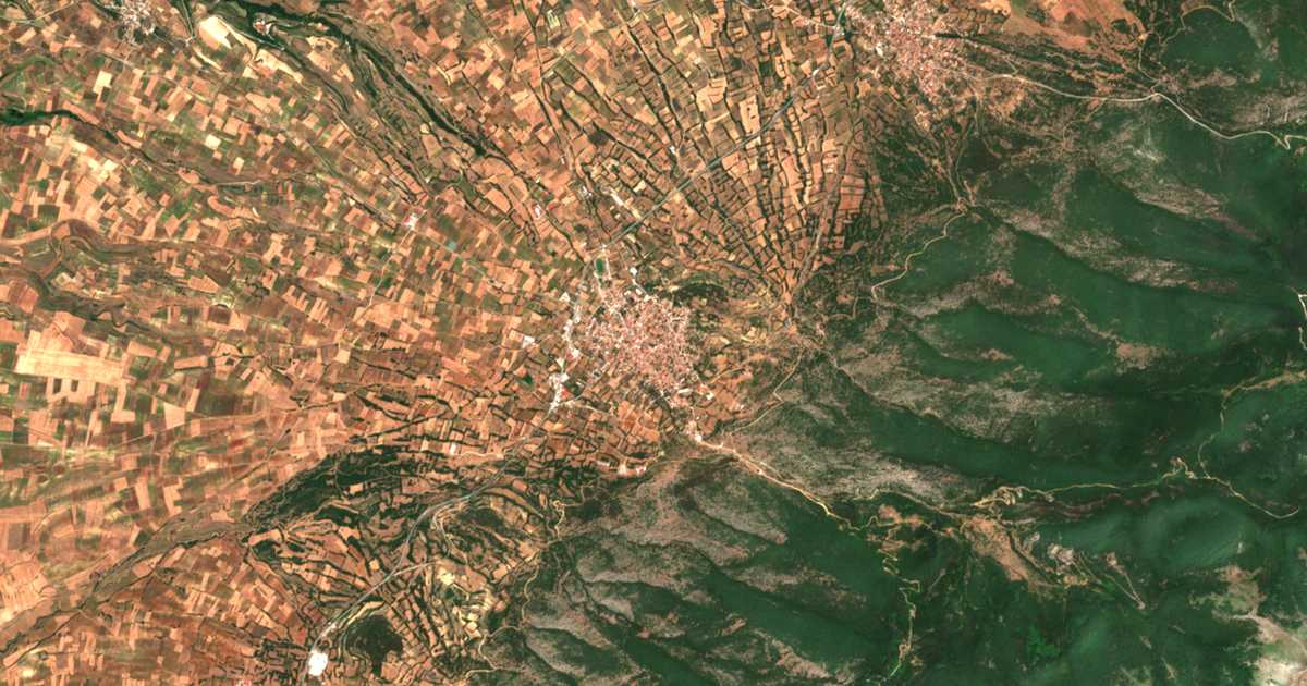 Satellitenkarte von Rodolívos