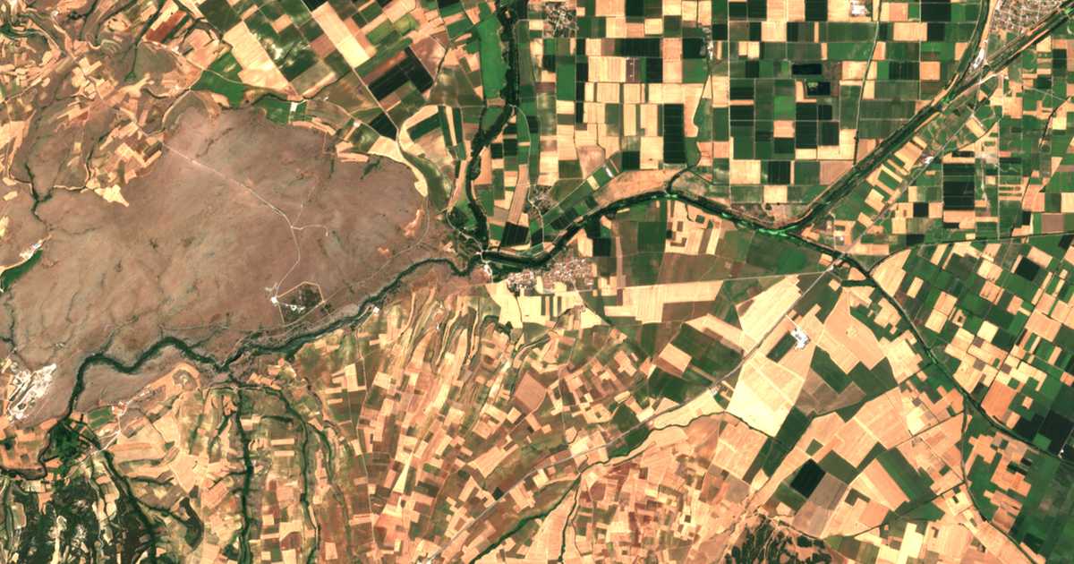 Satellitenkarte von Symvolí