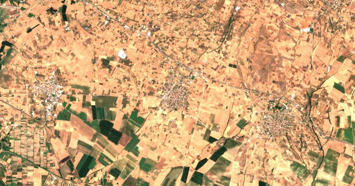 Satellitenkarte von Chrysón
