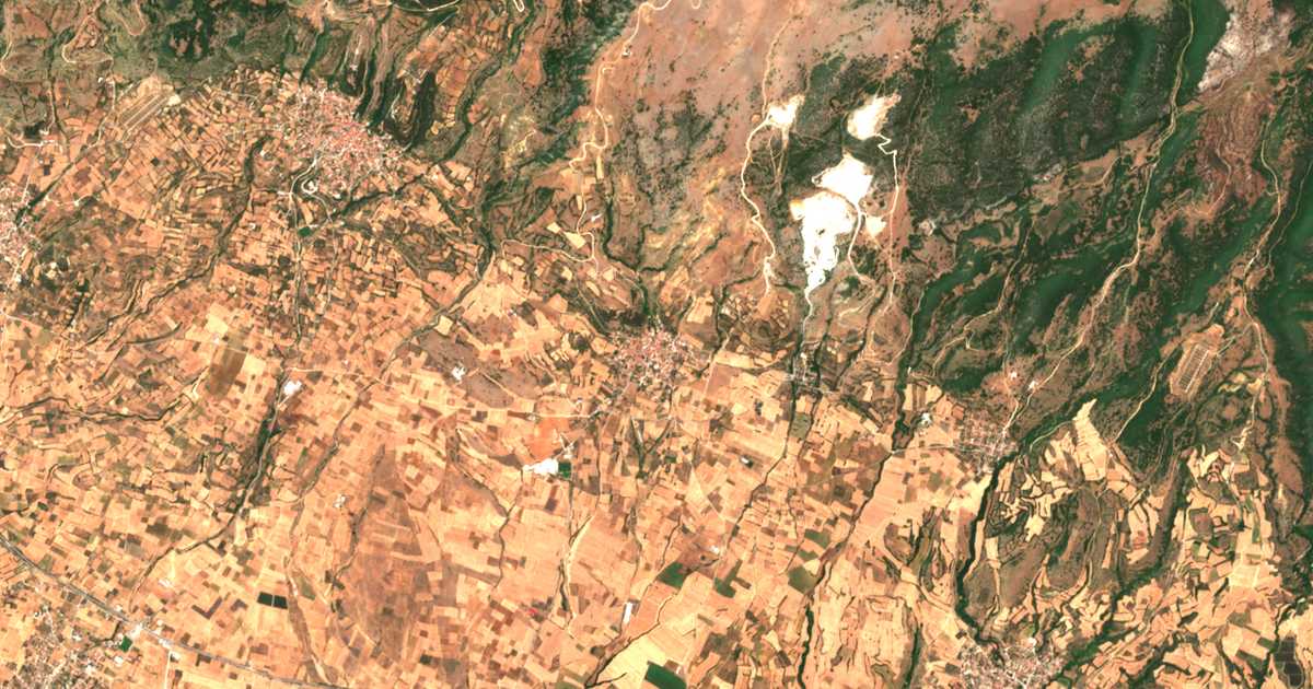 Satellitenkarte von Emmanouíl Pappás