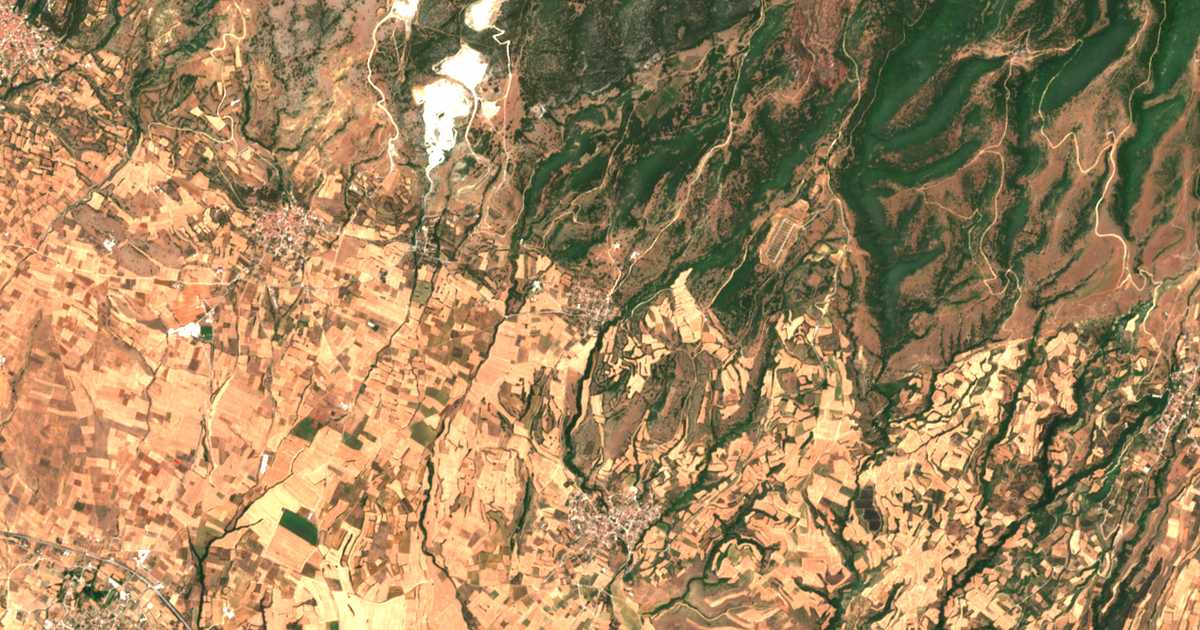 Satellitenkarte von Métalla